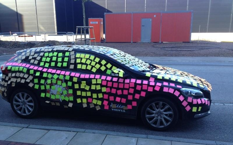  Alexander Bergström, Practical joke,  Post it, Jens Olsson